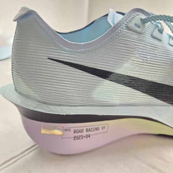 Nike VaporFly 4 Women’s Racing Sneakers – White/Blue – Size 10 - Picture 7 of 11